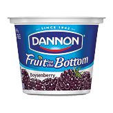 Dannon&nbsp;Fruit On The Bottom Yogurt&nbsp;7 Benefits Boysenberry Lowfat Full-Size Picture